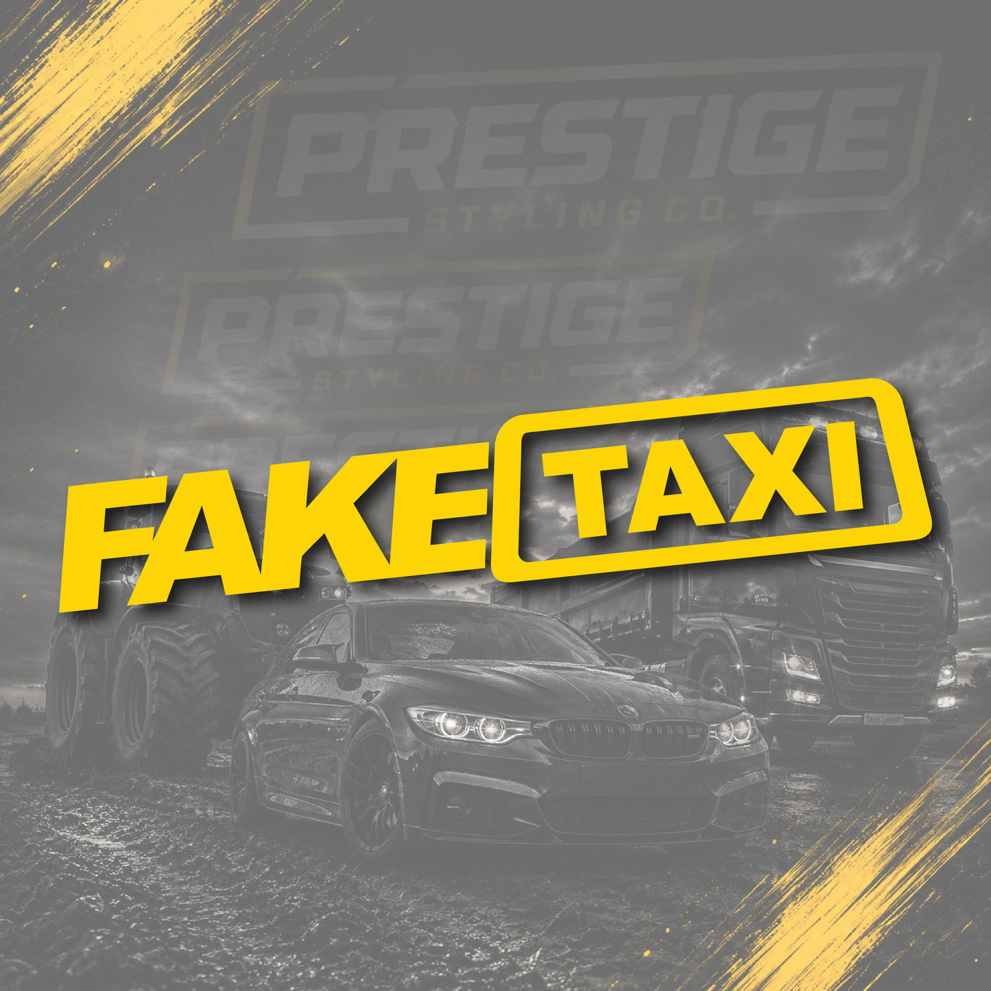 Fake Taxi Stickers