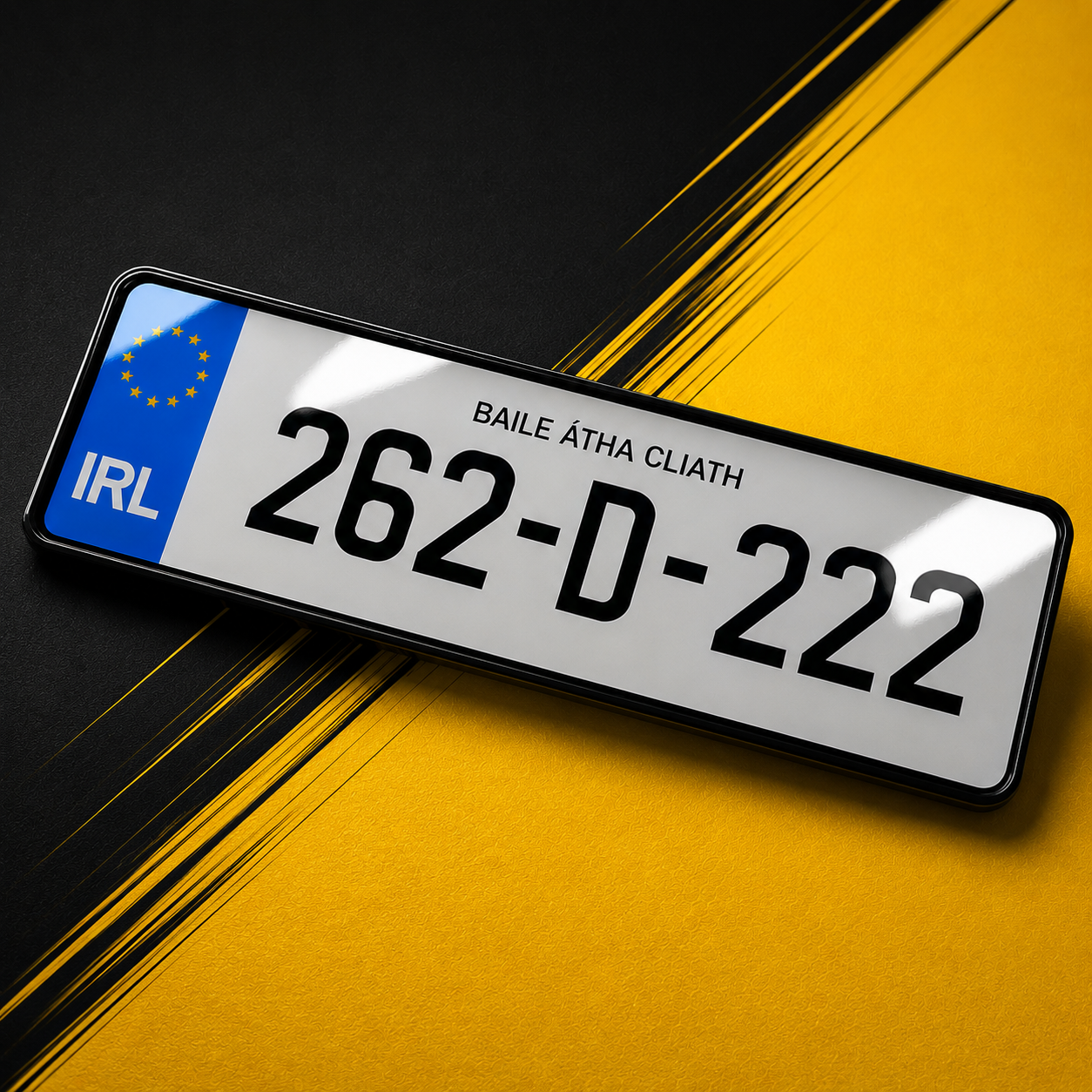 Motorbike Plate 229mm X 76mm