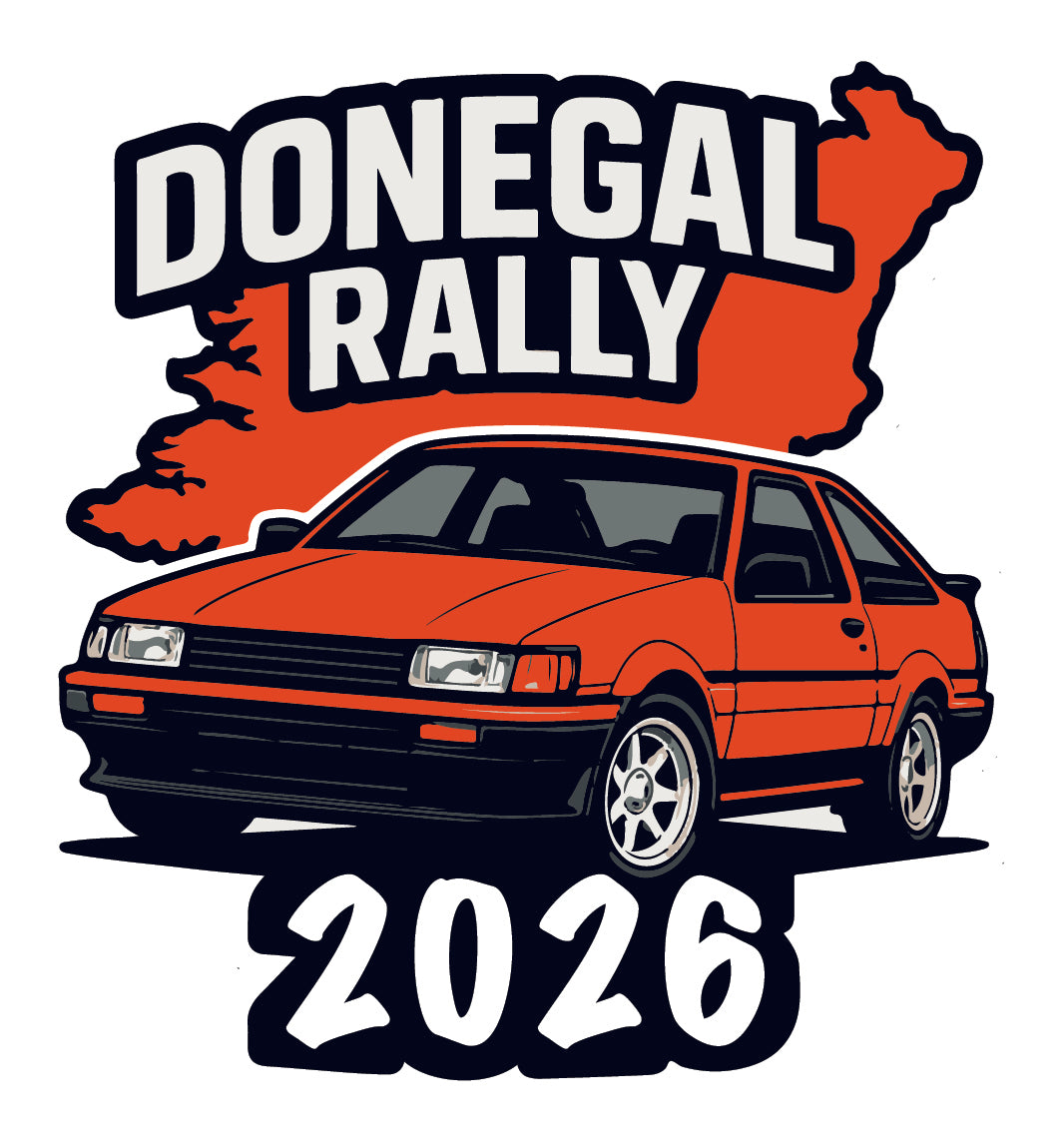 Donegal Rally 2026 Stickers