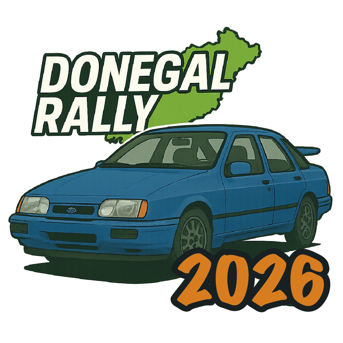 Donegal Rally 2026 Stickers