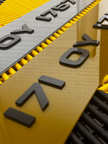 4D PRINTED METRO PLATES (Set of 2 Plates)