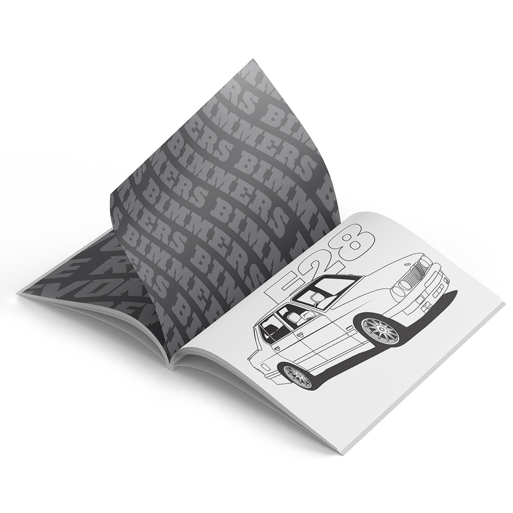 Bimmer Colouring Book - BMW