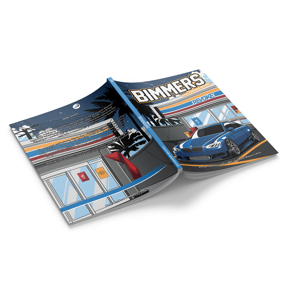 Bimmer Colouring Book - BMW