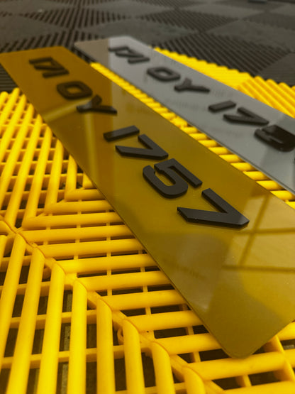 4D PRINTED METRO PLATES (Set of 2 Plates)
