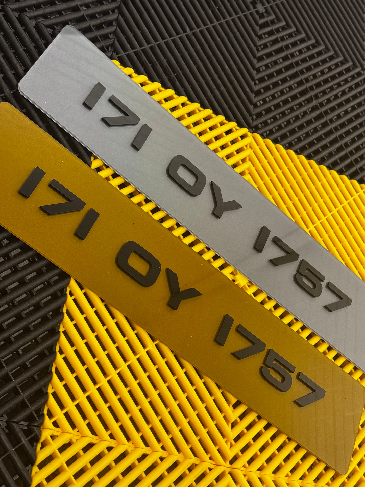 4D PRINTED METRO PLATES (Set of 2 Plates)