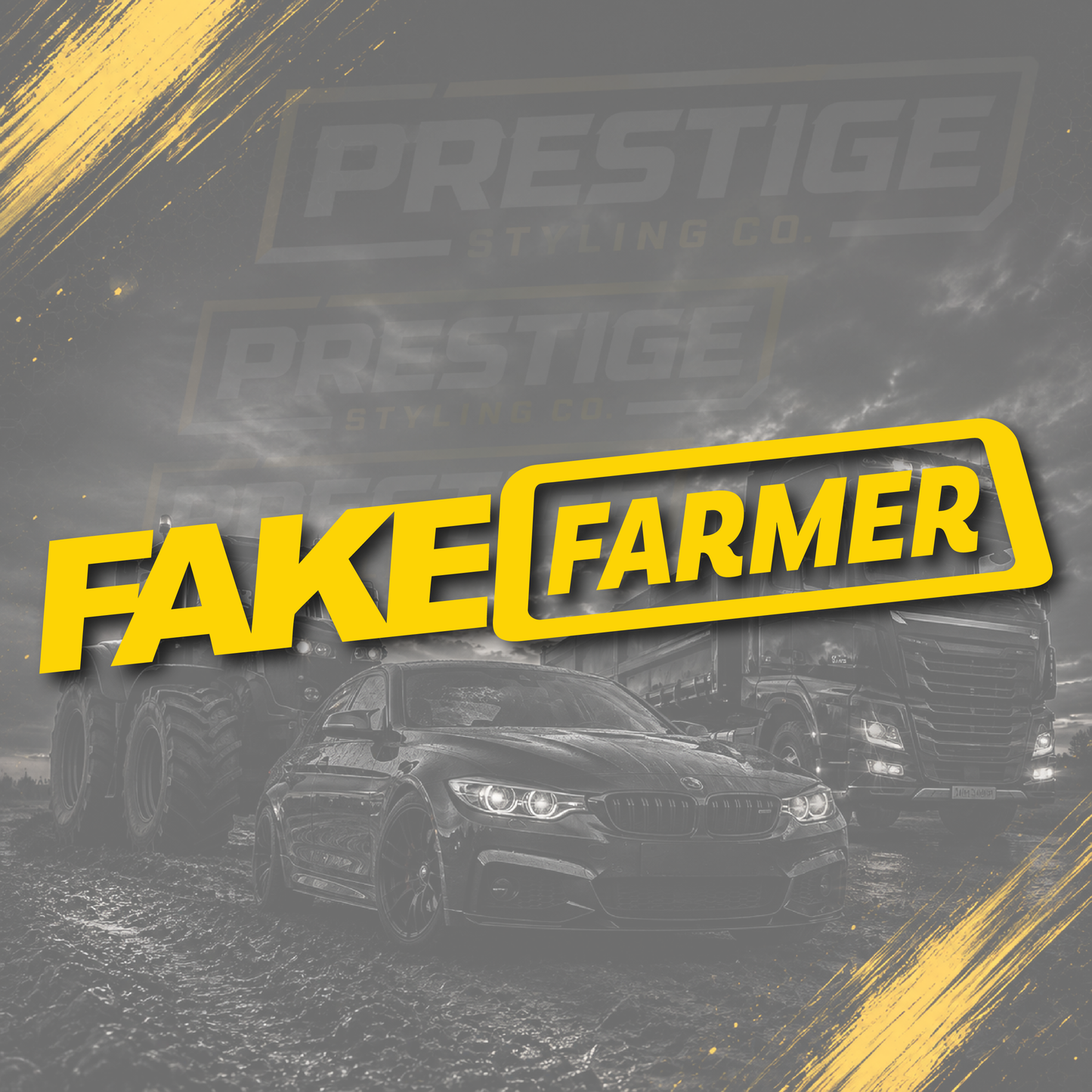 Fake Farmer Sticker