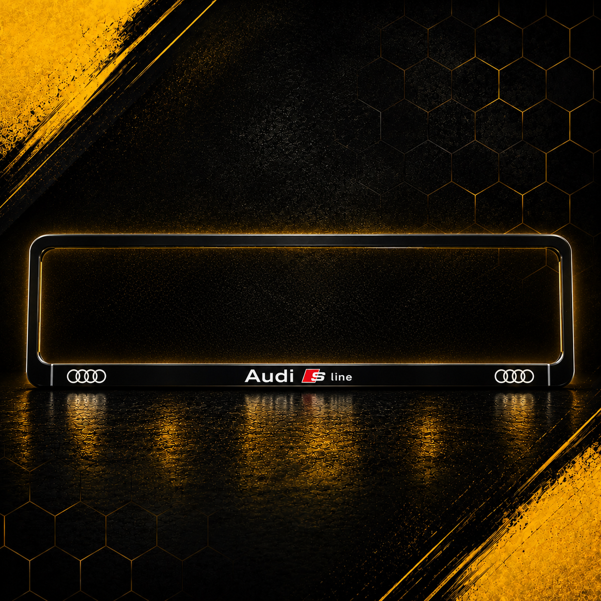 Audi S Line Number Plate Surrounds / Frames