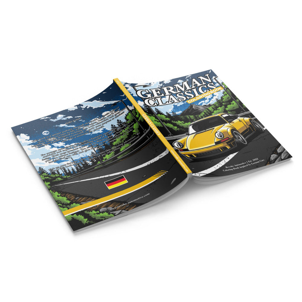 German Classics Colouring Book - German Cars