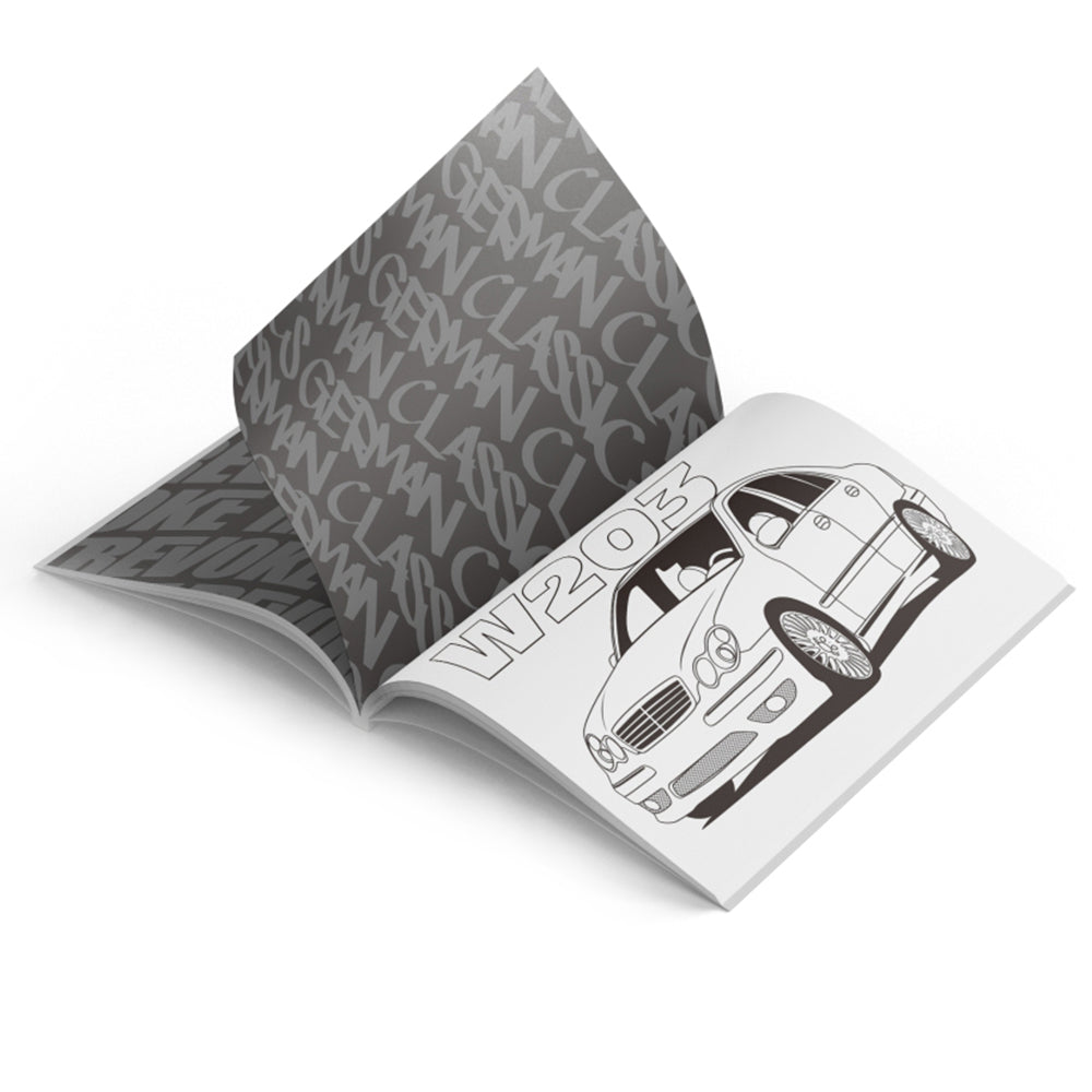 German Classics Colouring Book - German Cars