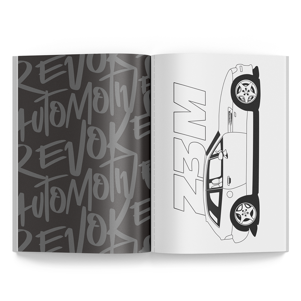 German Classics Colouring Book - German Cars