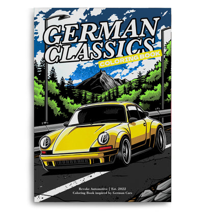 German Classics Colouring Book - German Cars