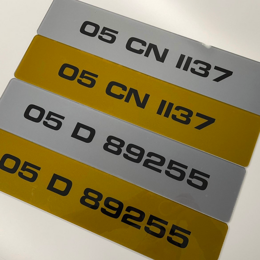 PRINTED METROS PLATE SET (Set of 2 Plates)